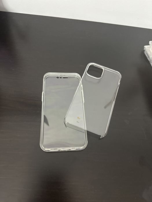 Capas para telemóvel 360 em plástico/silicone