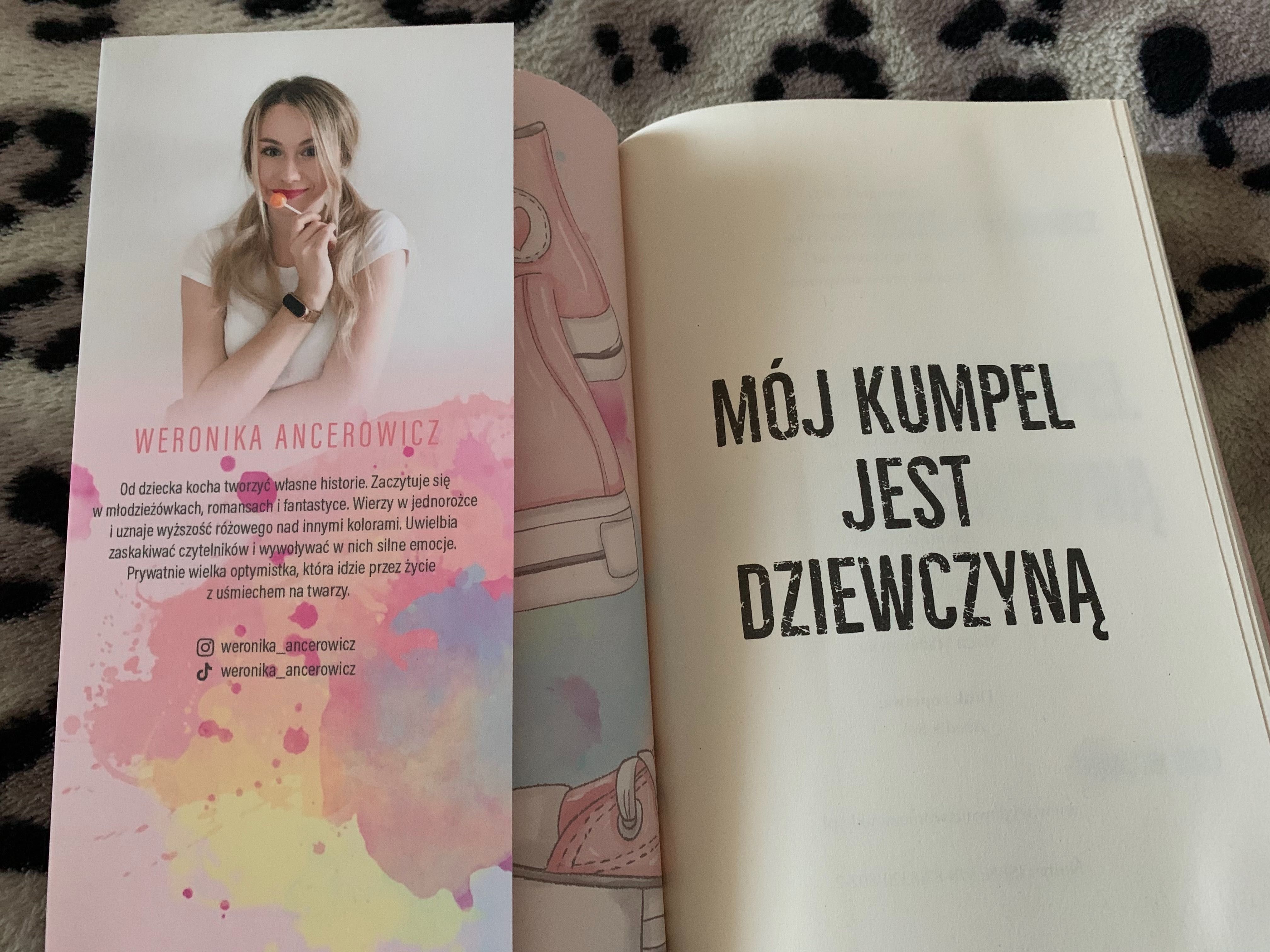 Ksiazka Moj kumpel jest dziewczyna Weronika Ancerowicz