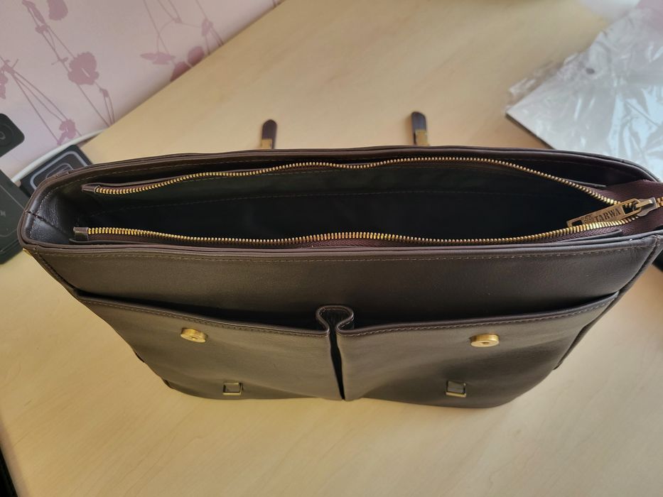 Новий!!! Діловий чоловічий портфель з натуральної шкіри.