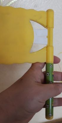 игрушка пластик трещетка крутится флажок губка боб спанч Sponge Bob