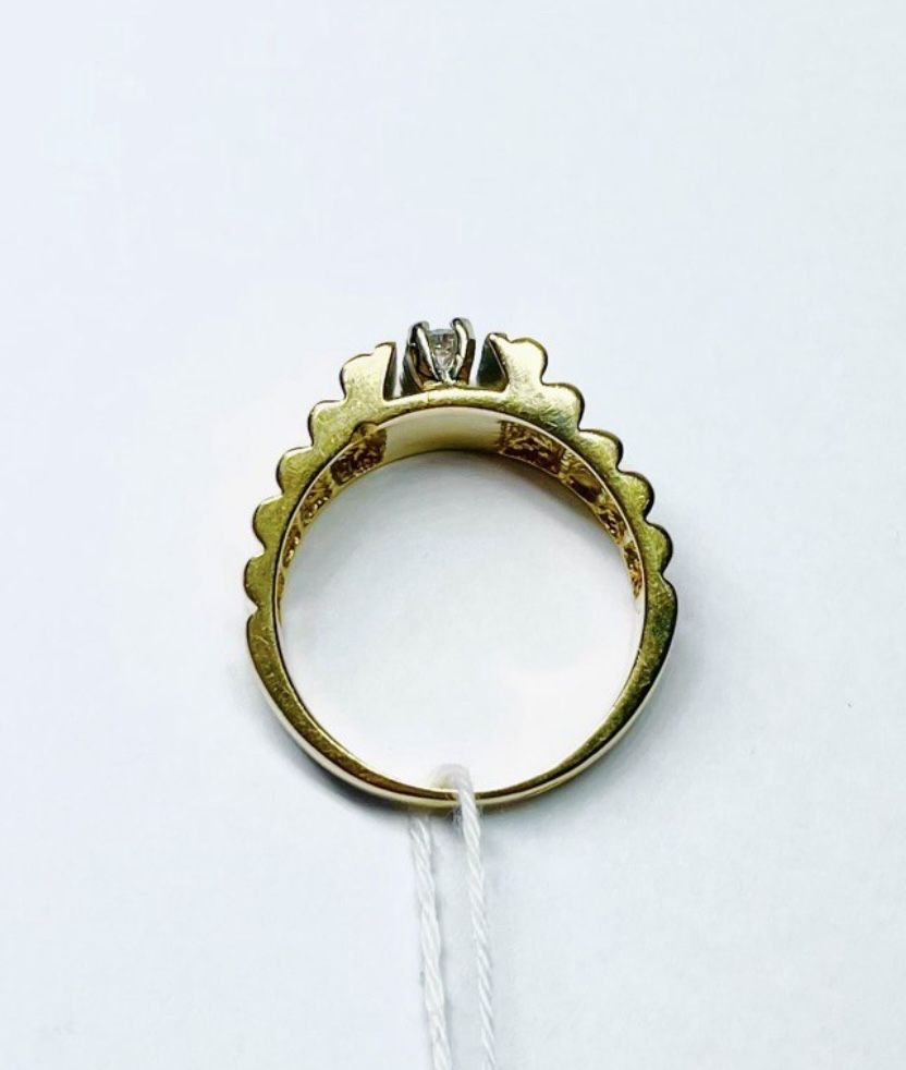 Кольцо, золото 585, с бриллиантом 0,318ct