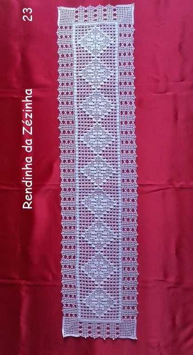 Centro de mesa em crochê artesanal