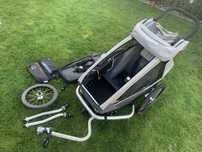Croozer Kid Keeke 1 przyczepka rowerowa wózek 4w1 niemowlaka dziecka