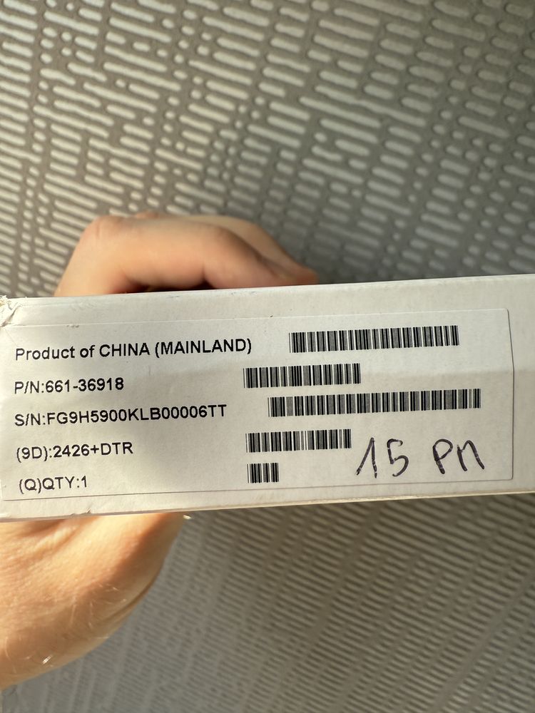 Новий оригінальний аккумулятор Apple iPhone 15 Pro Max P/N:661-31918