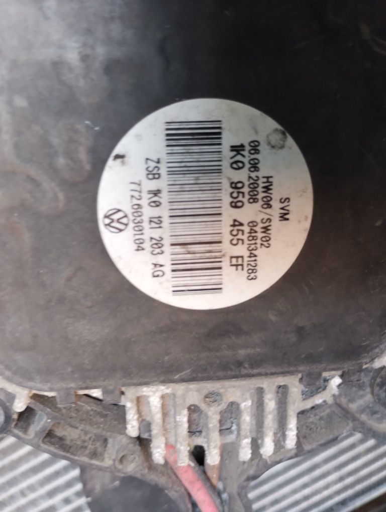 Wentylator chłodnicy VW Touran lift 1.9tdi bls 1k0.959.455ef