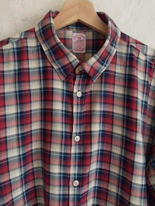 Сорочка чоловіча scotch&soda l 48р., бавовна, в клітинку, темна