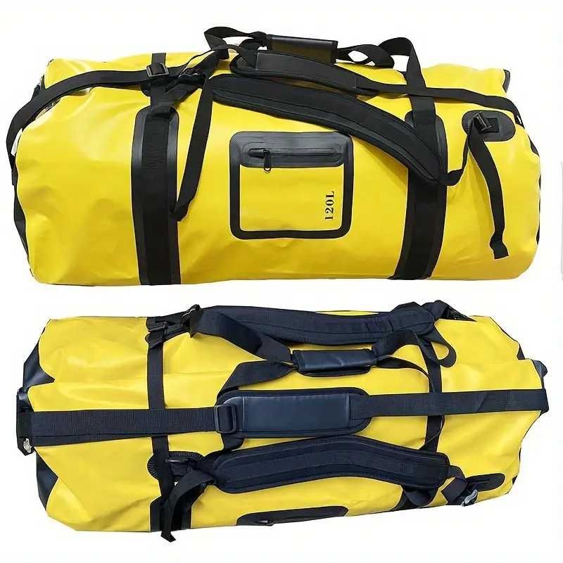 NOWY plecak sucha torba drybag PVC wodoodporny 120l packraft kajak SUP