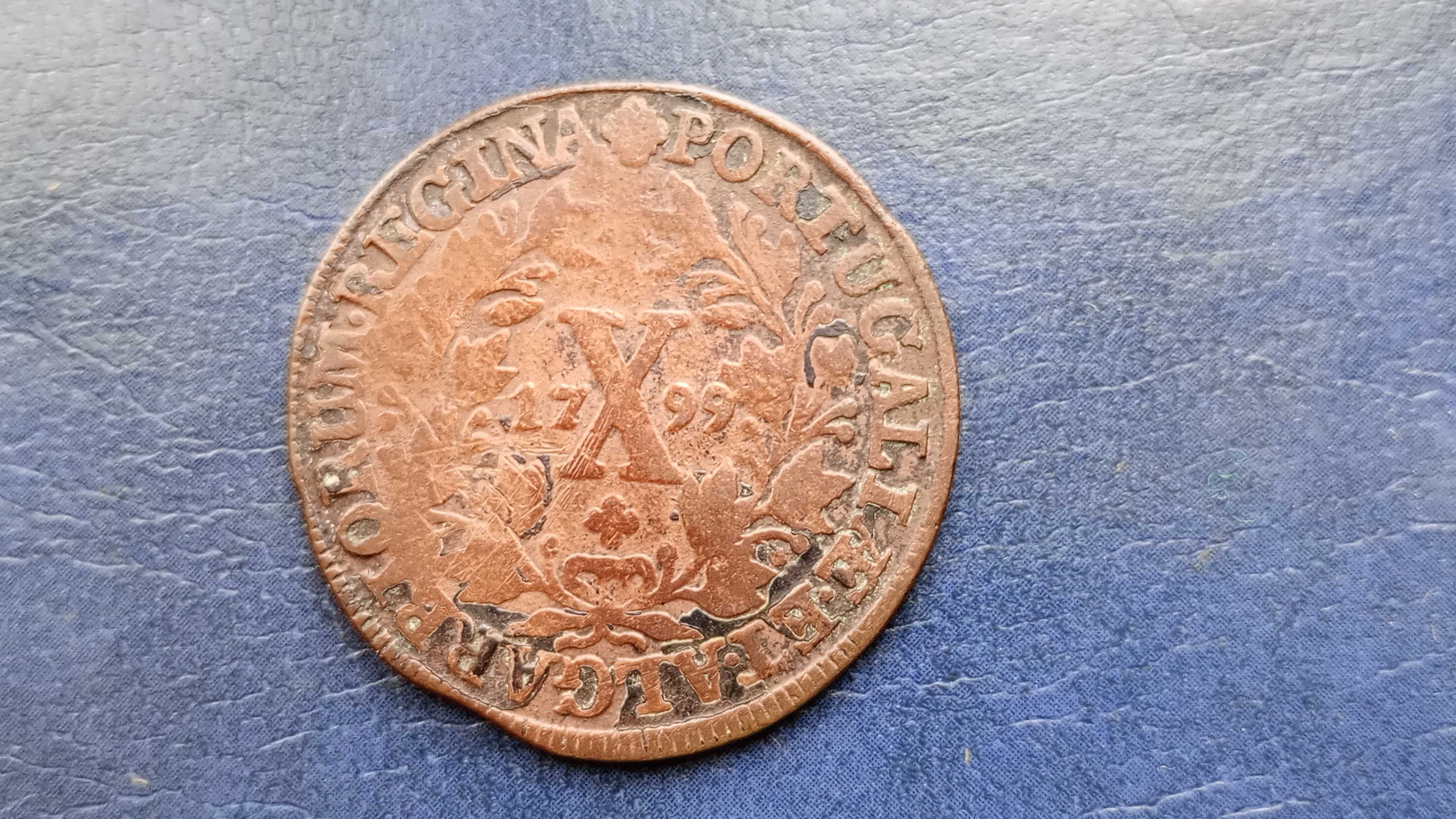Stare monety 1o realów 1799 Portugalia