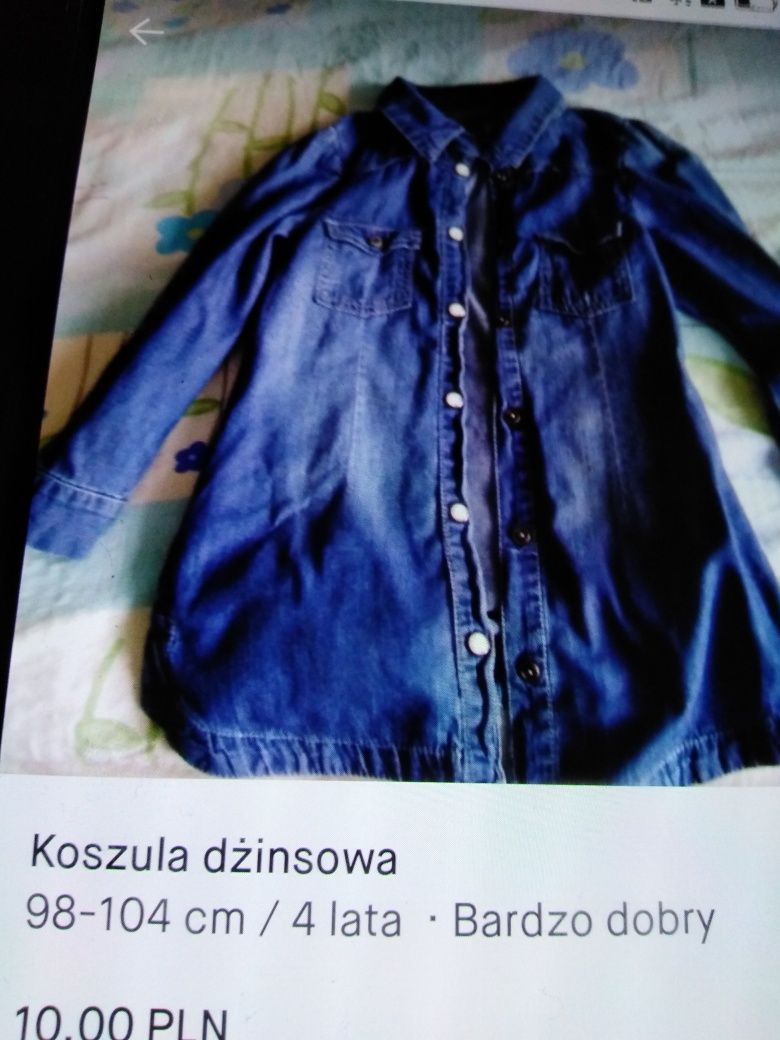 Koszulka dżinsowa dla dziewczynki