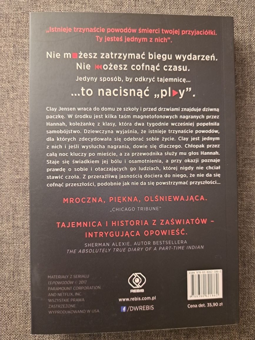 13 POWODÓW Jay Asher