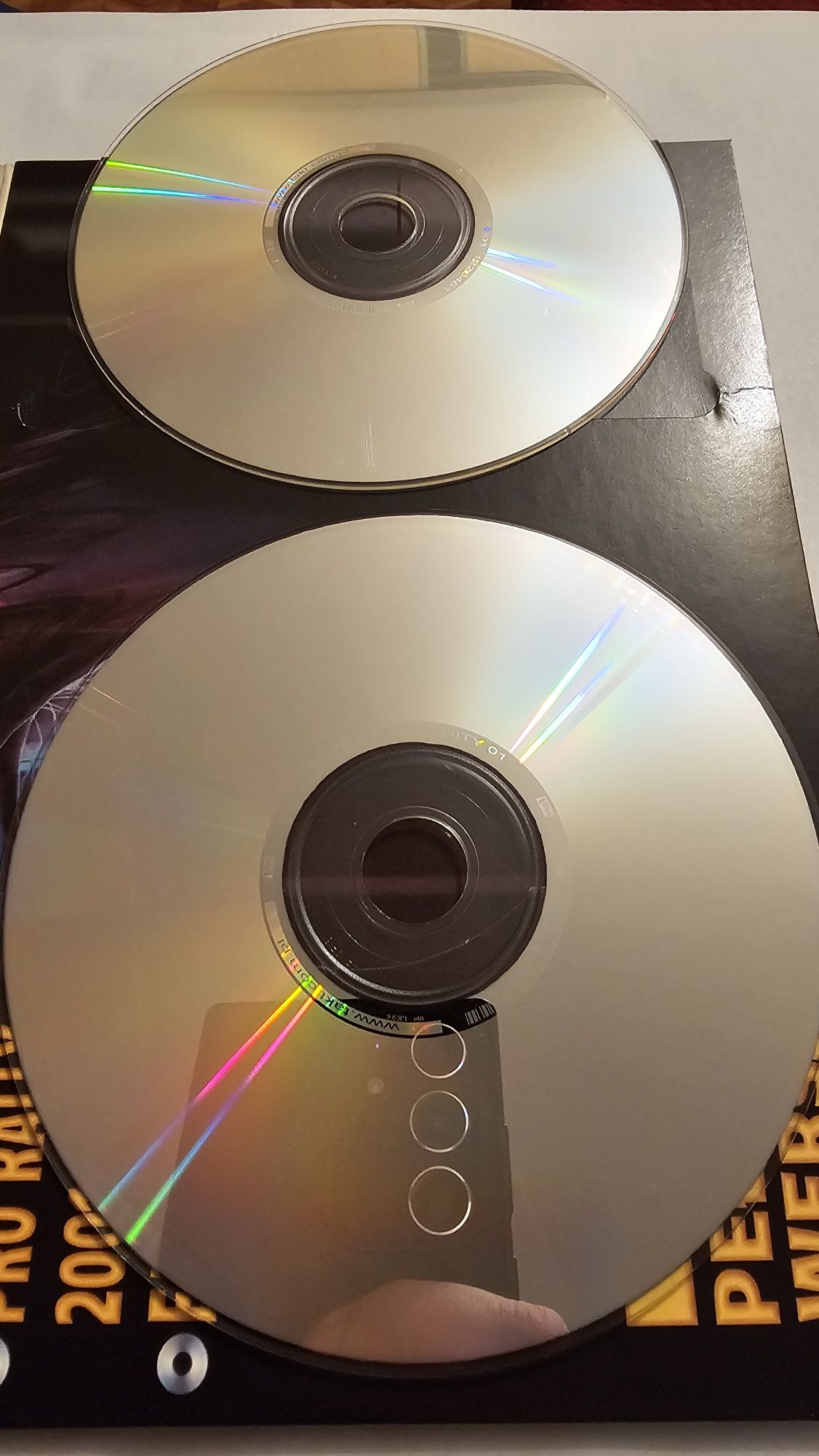Same płyty z gazety Top Secret  4xCd-Rom . Pełne wersje gier na Pc .