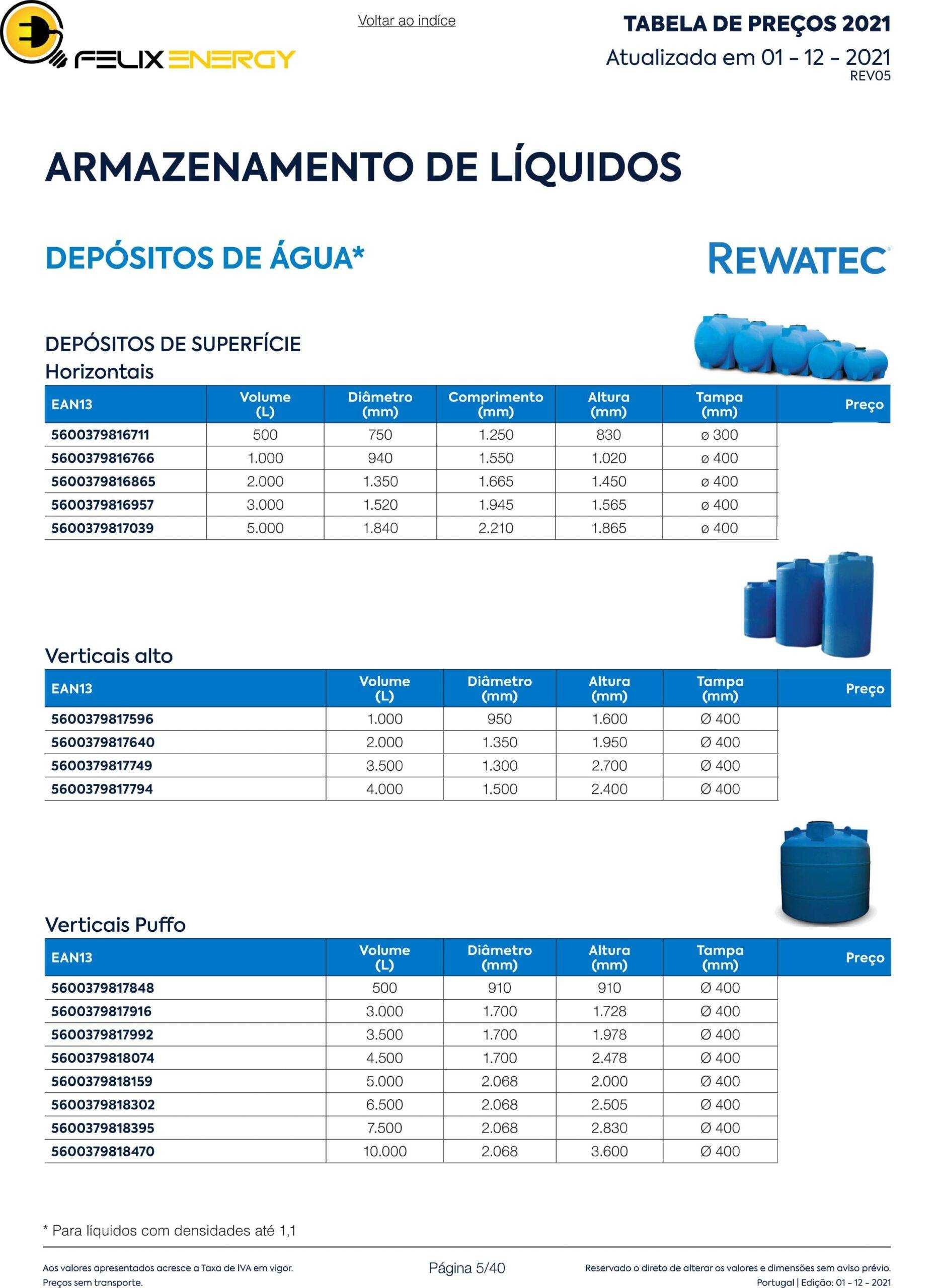 Deposito de Agua 10.000Litros Certificado para Água Potavel - Novo