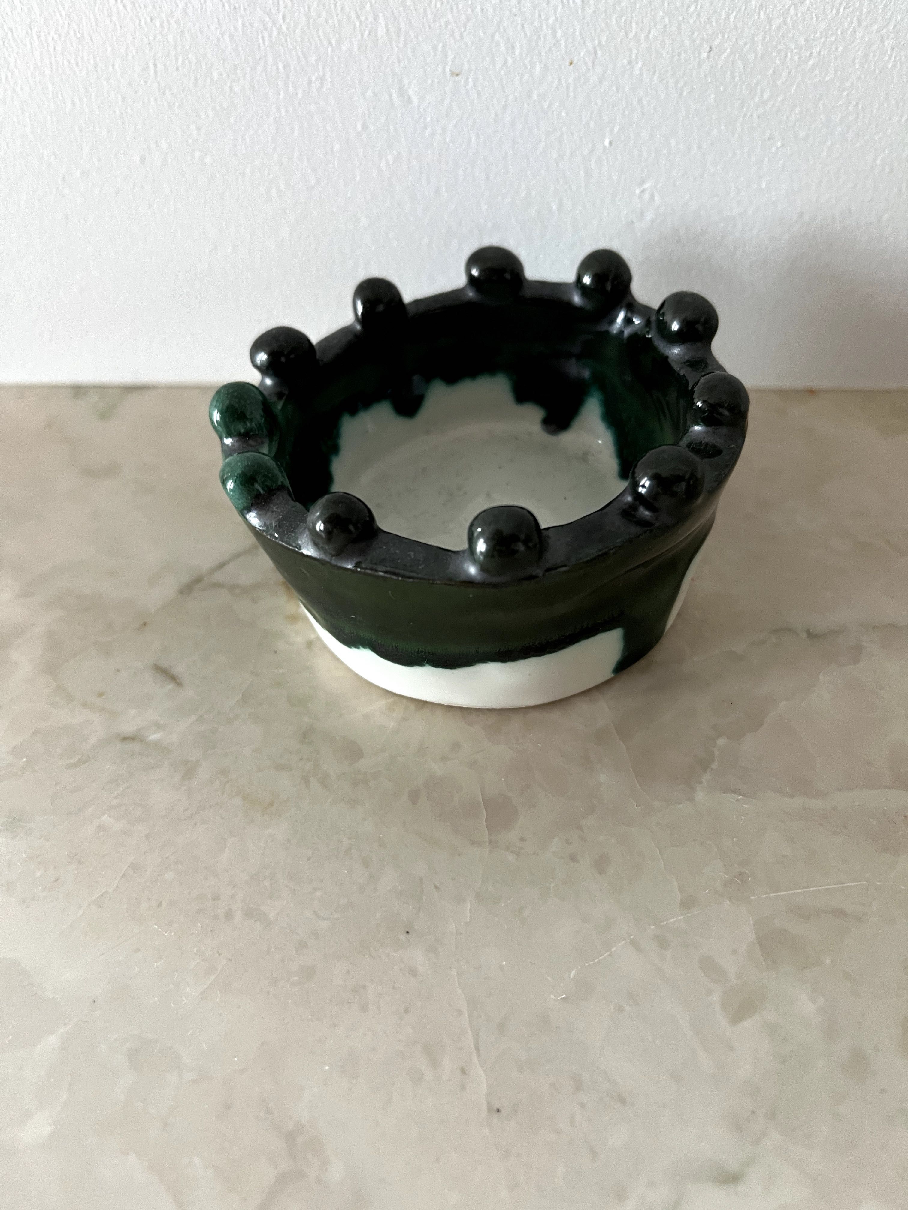 Ceramiczna mini miseczka szkliwiona