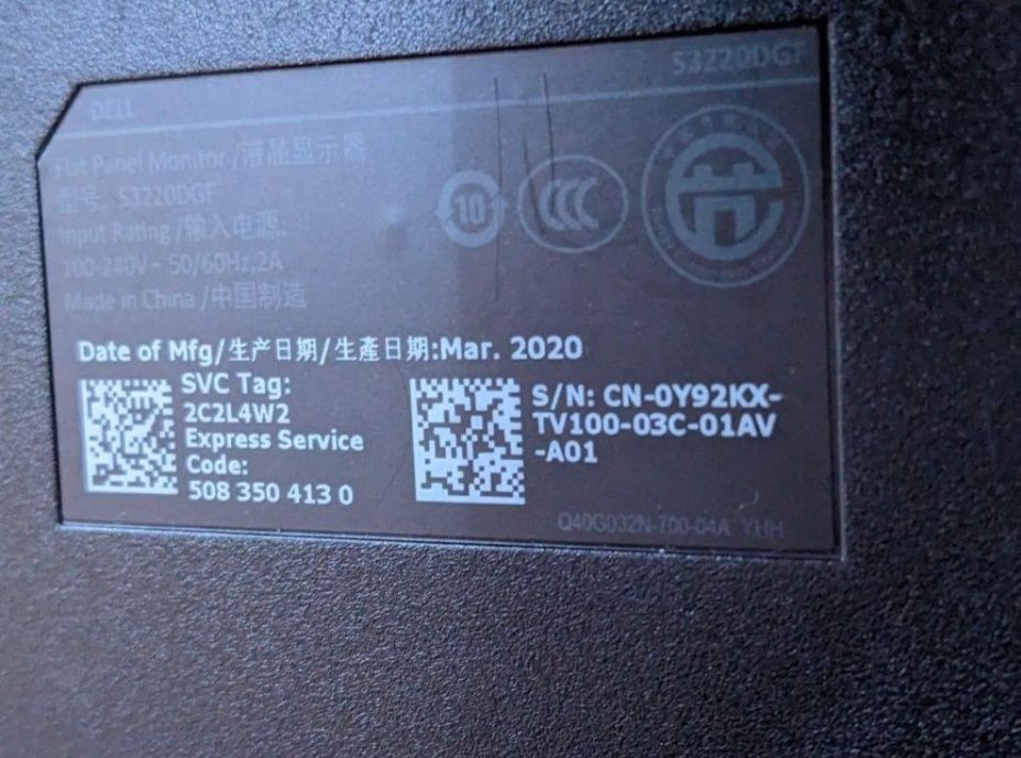 Monitor Dell 1440p 165hz