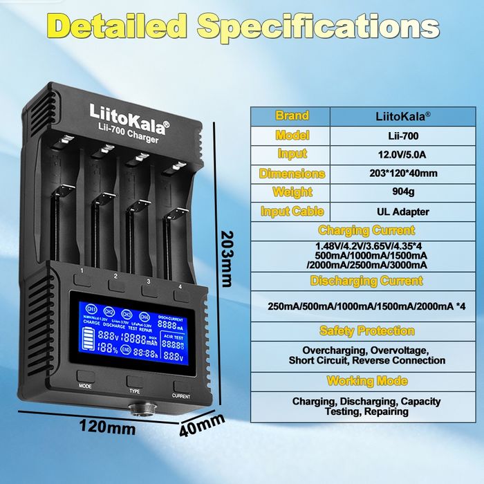 LiitoKala Lii 600 Lii 700