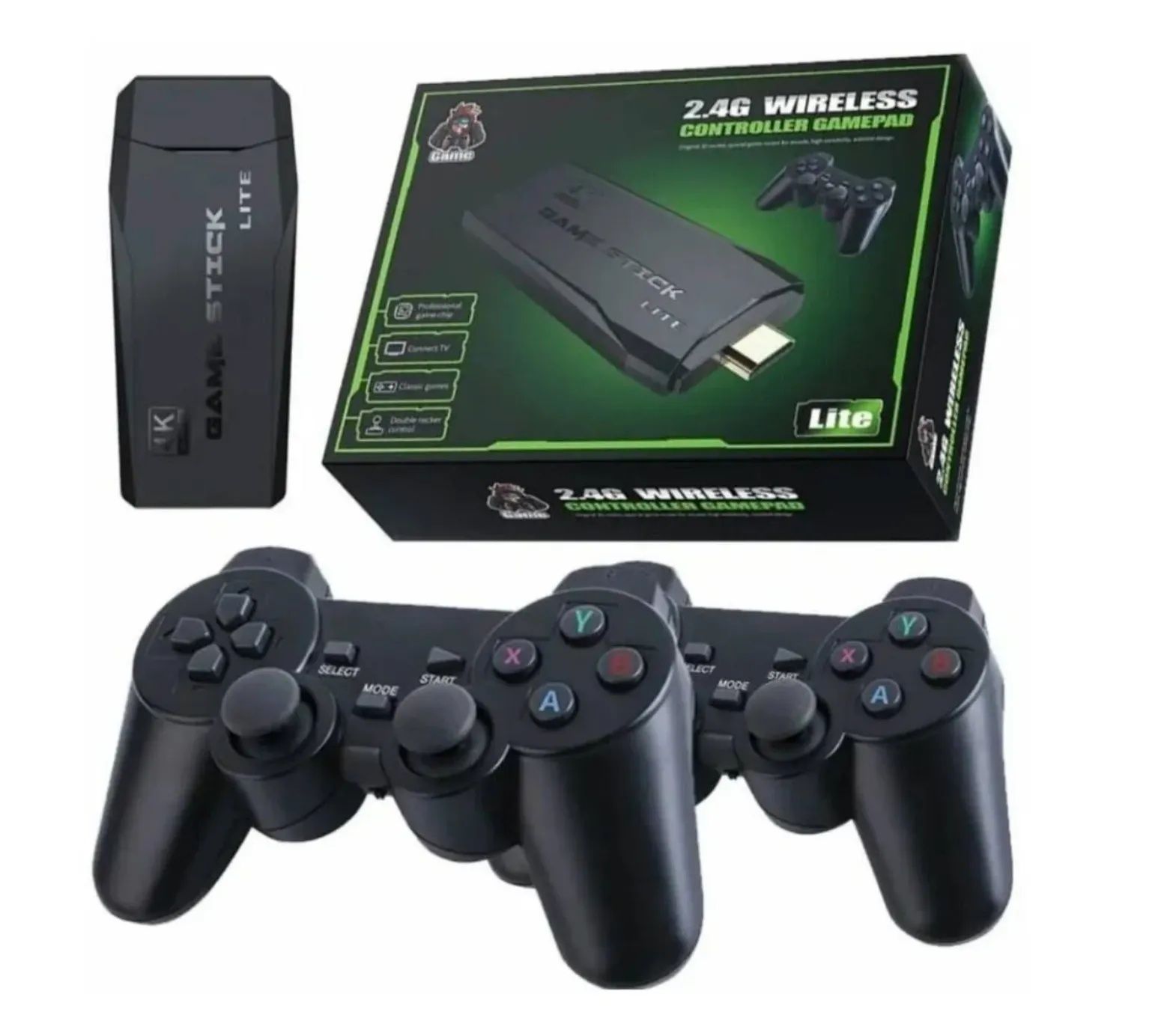 Ігрова приставка Game Stick Lite M8 HDMI 64 Gb 4K Ultra HD з бездротов