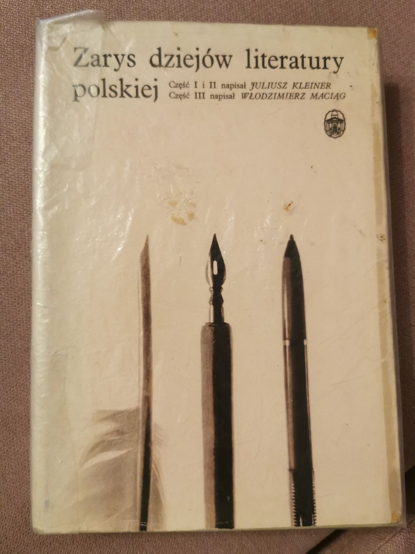 Zarys dziejów literatury polskiej Kleiner Maciąg