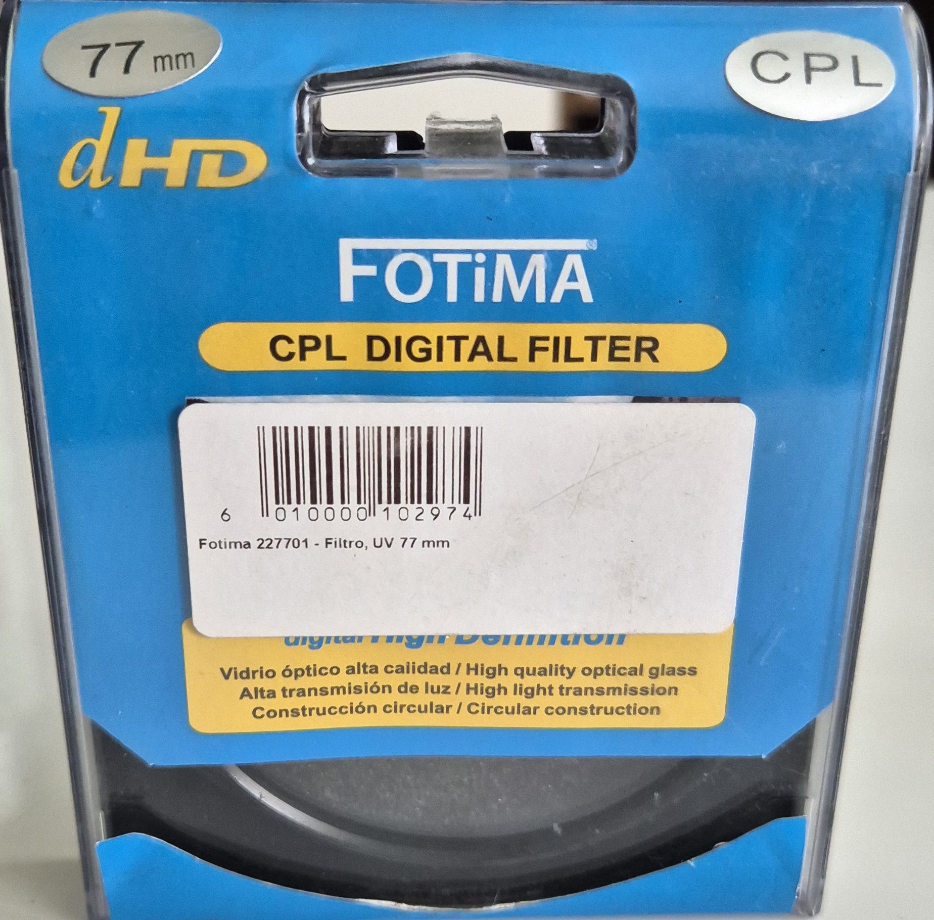 Filtr obiektywu FOTIMA 227701 - FILTR UV 77mm