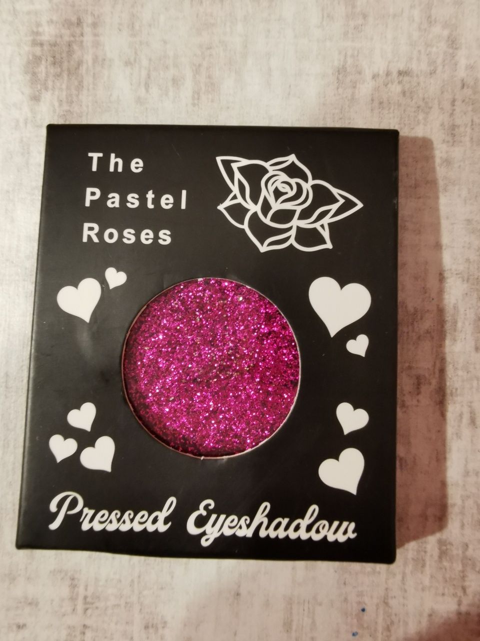 The pastel roses Ibiza pressed eyeshadow brokat prasowany nowy