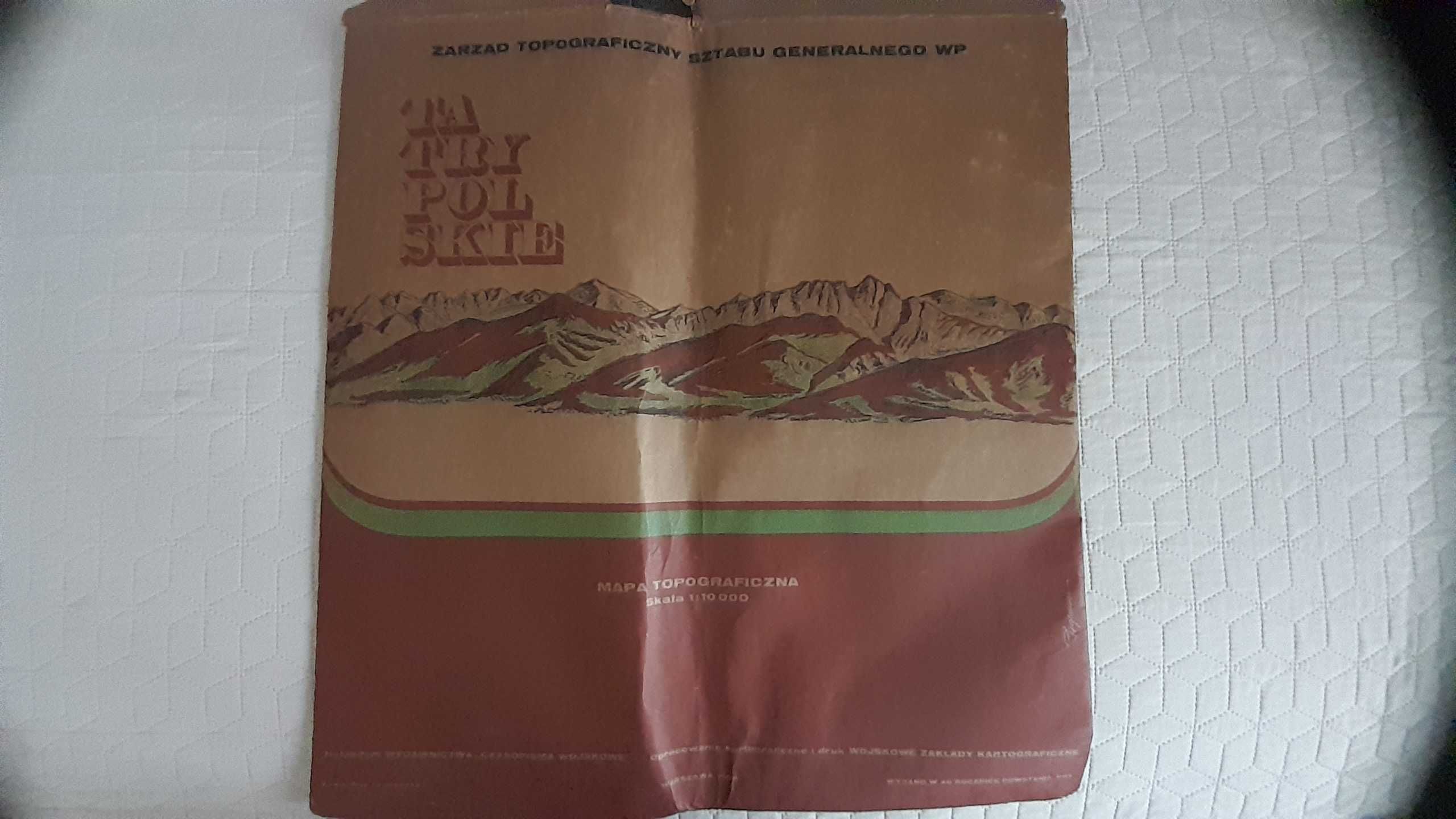 Tatry polskie : mapy topograficzne