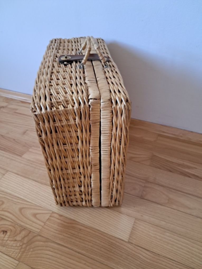 kuferek boho walizka rattan kuferek rattanowy kuferek vintage