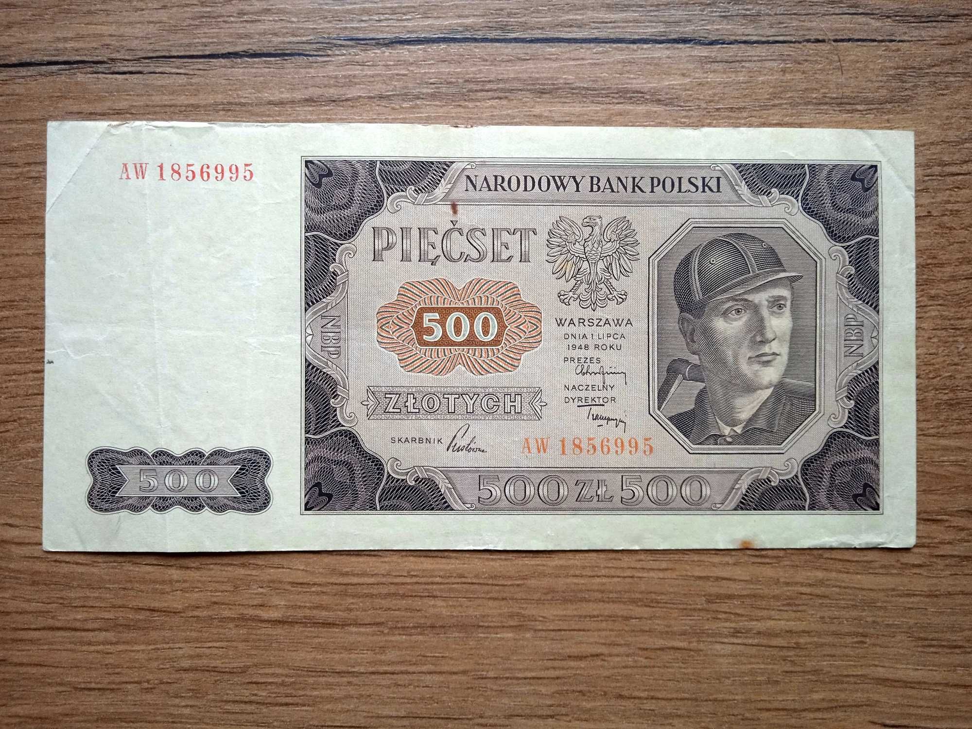 500 zł 1948   - AW -