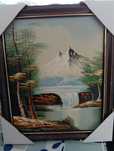 Quadro pinturas a óleo novo