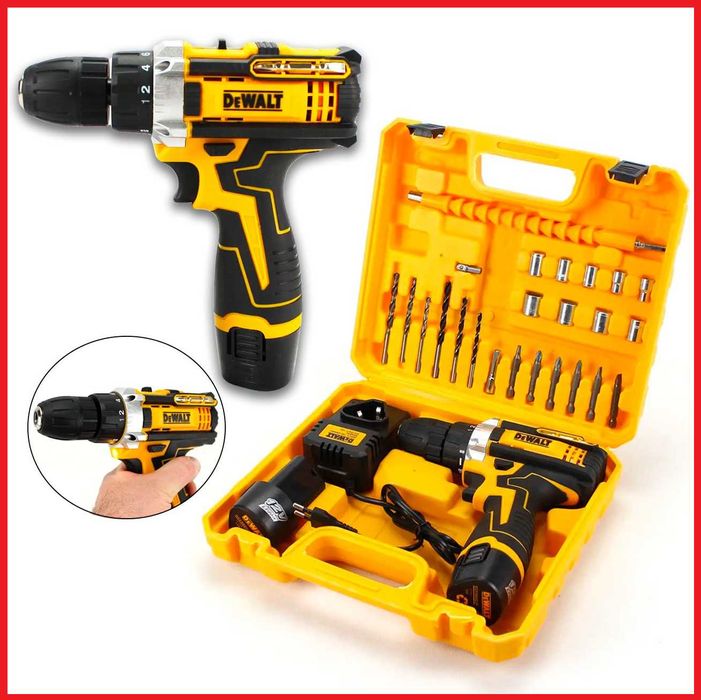 Аккумуляторный Шуруповерт DeWALT DCD680 12 V 2 AH Деволт дрель