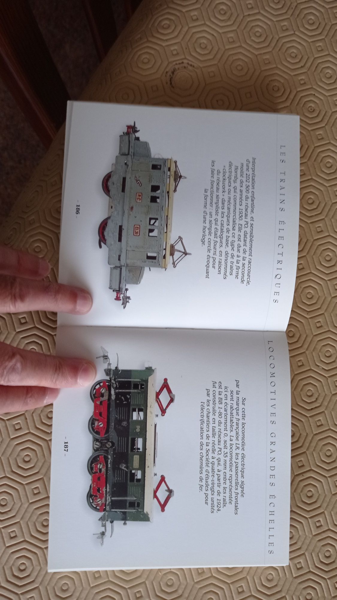 Livro sobre comboios