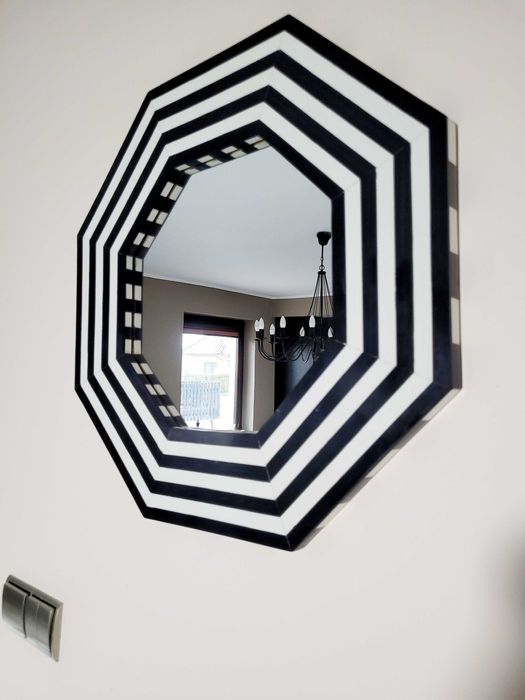 Lustro z Indii ośmiokątne