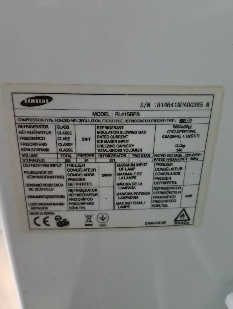 Lodówka Samsung RL41SBPS