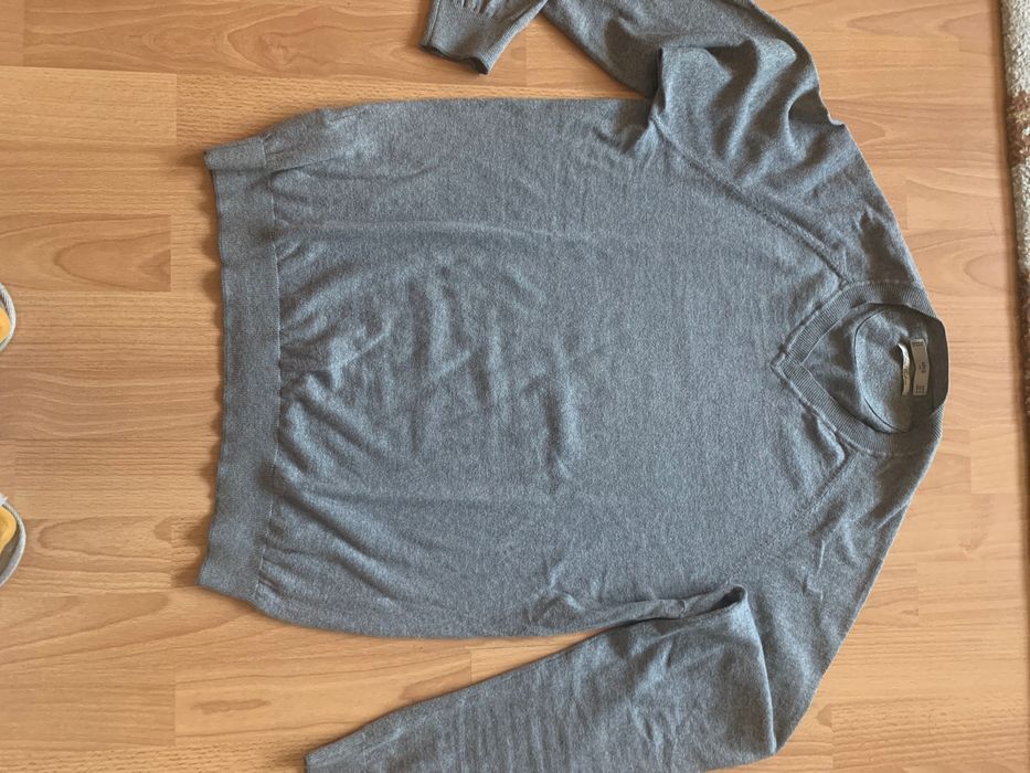 Sweter męski rozm. M Mango bawełna i kaszmir