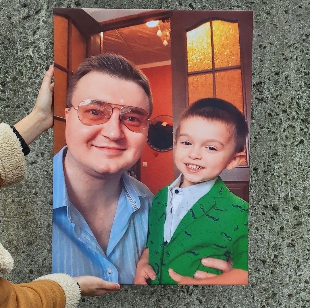 Печать на холсте,  картины за фотографиями