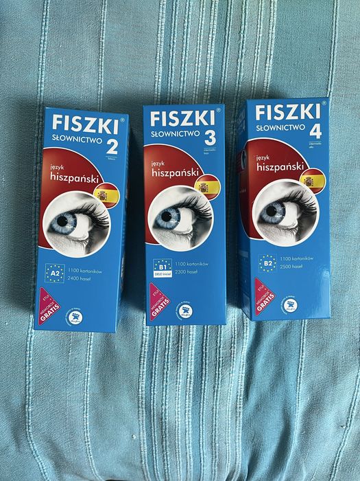 Fiszki hiszpańskie poziomy A2-B2
