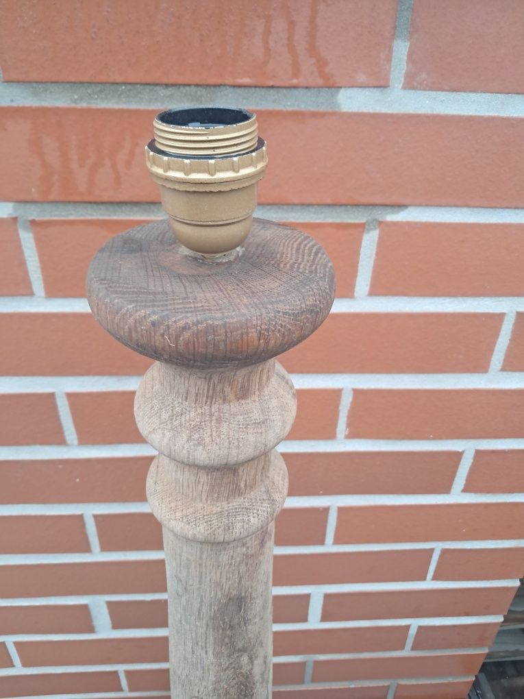 Podstawa lampy drewniana