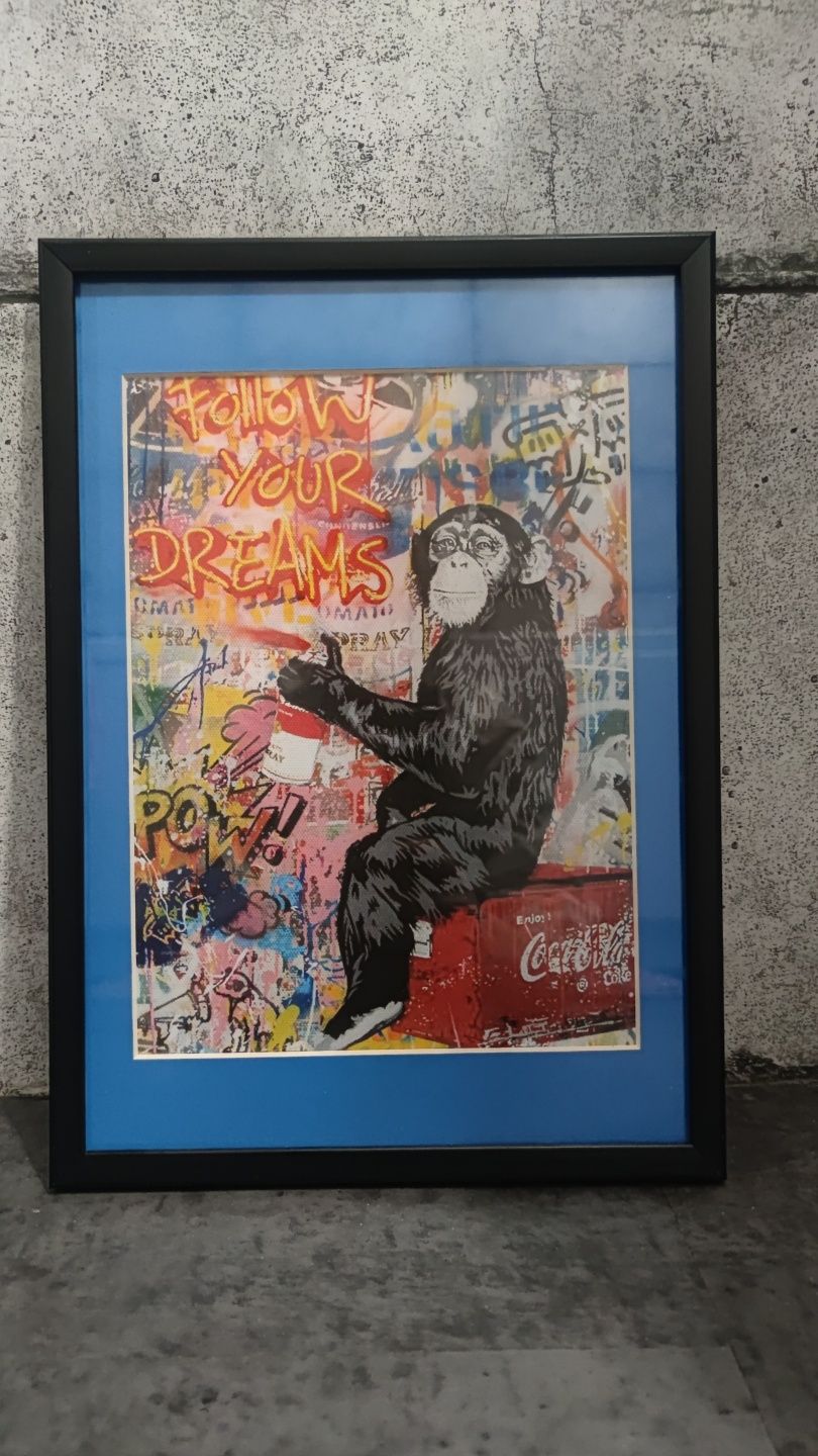 Постер картина граффити Бэнкси