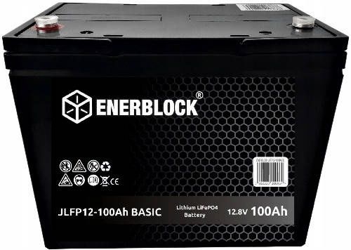 Літій-іонний акумулятор Enerblock LiFePO4 12.8V 100Ah BMS