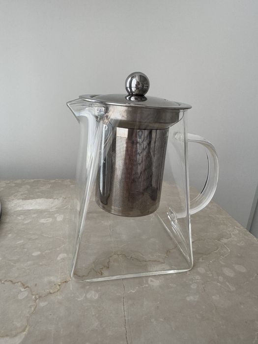 Чайник скляний для чаю