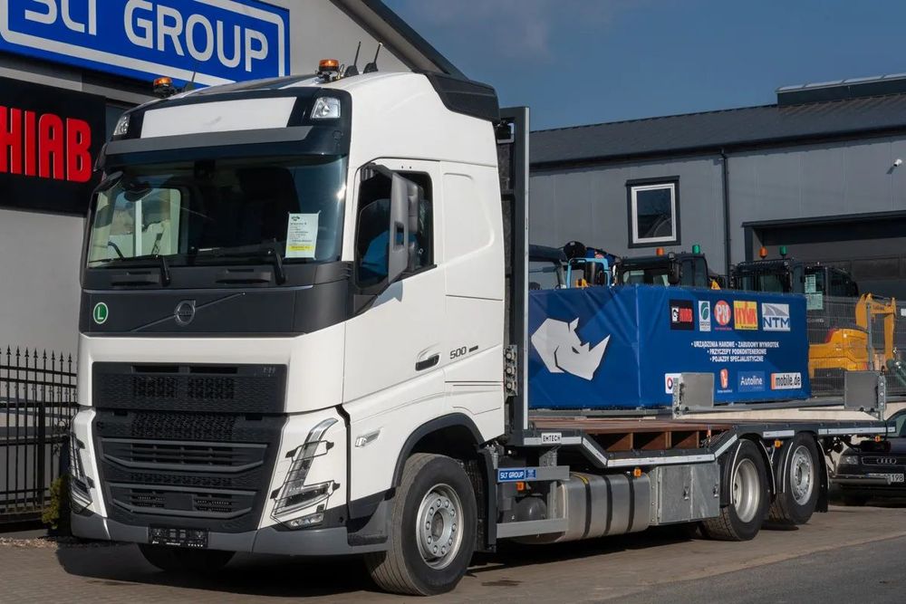Volvo FH 500  Autotransporter, Laweta, Przewóz maszyn, Volvo FH 500