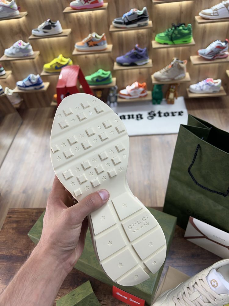 Кросівки Gucci Rhyton “Pikachu” Beige Logo