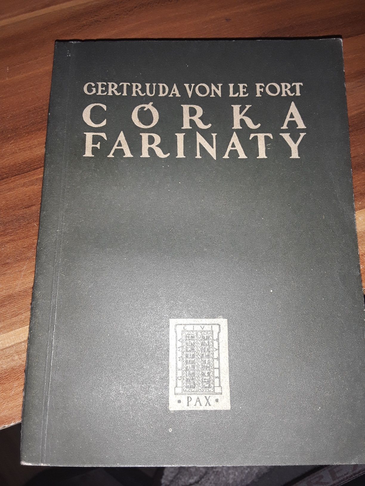 Córka Farinaty Gertruda von le Fort