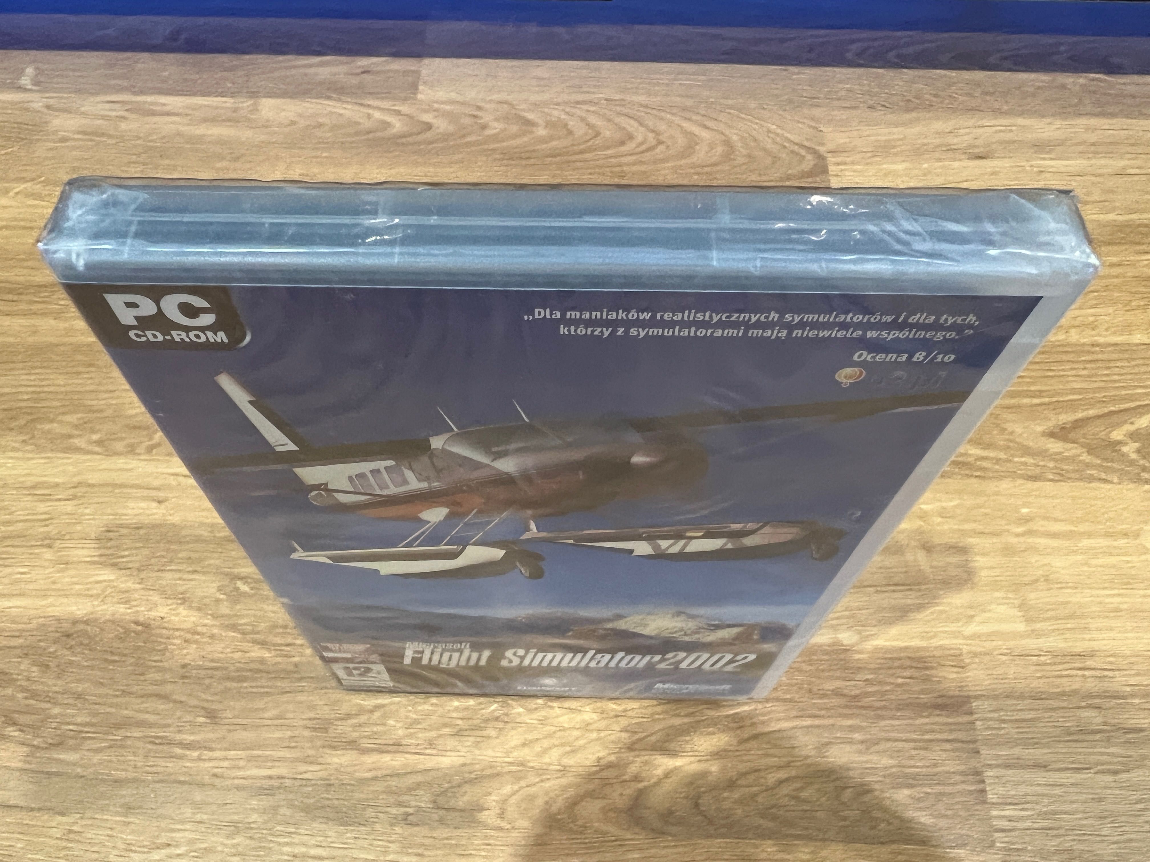 Microsoft Flight Simulator 2002 (PC PL 2008) CD BOX Nowy Folia