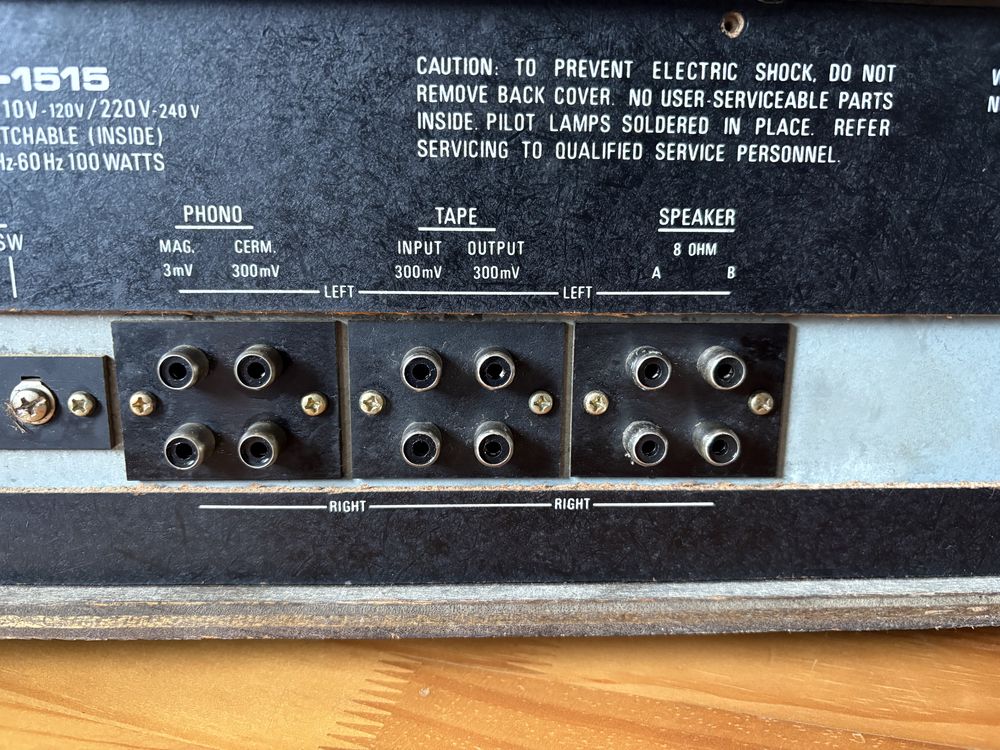 Radio Amplificador Rising CTH-1515