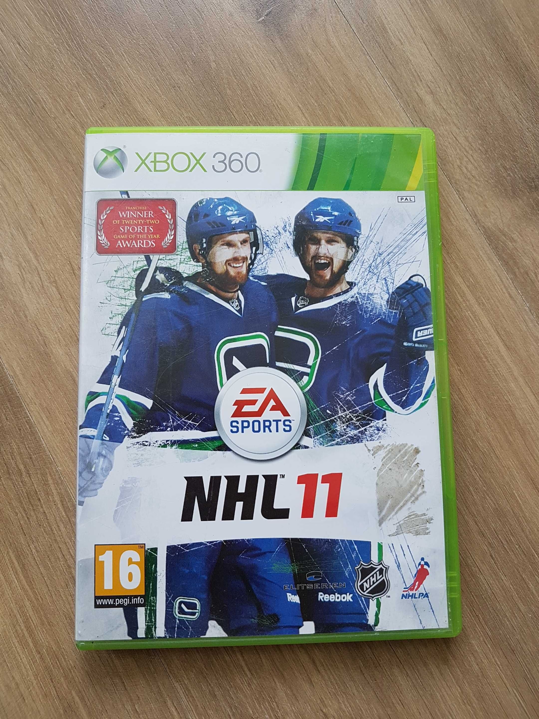 XBOX360 gra NHL 11 hokej EA SPORTS wiek 16 lat