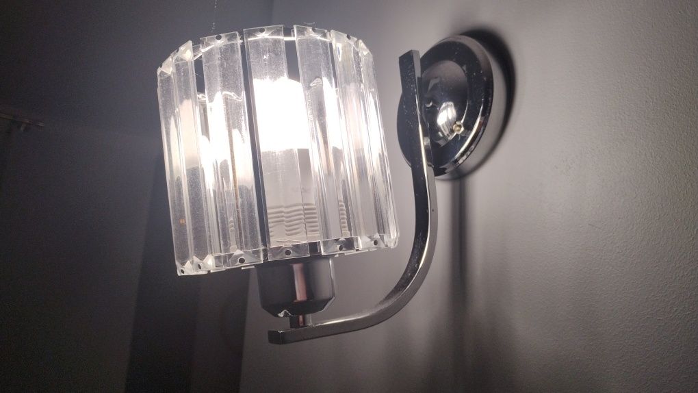 Lampa kryształowa kinkiet
