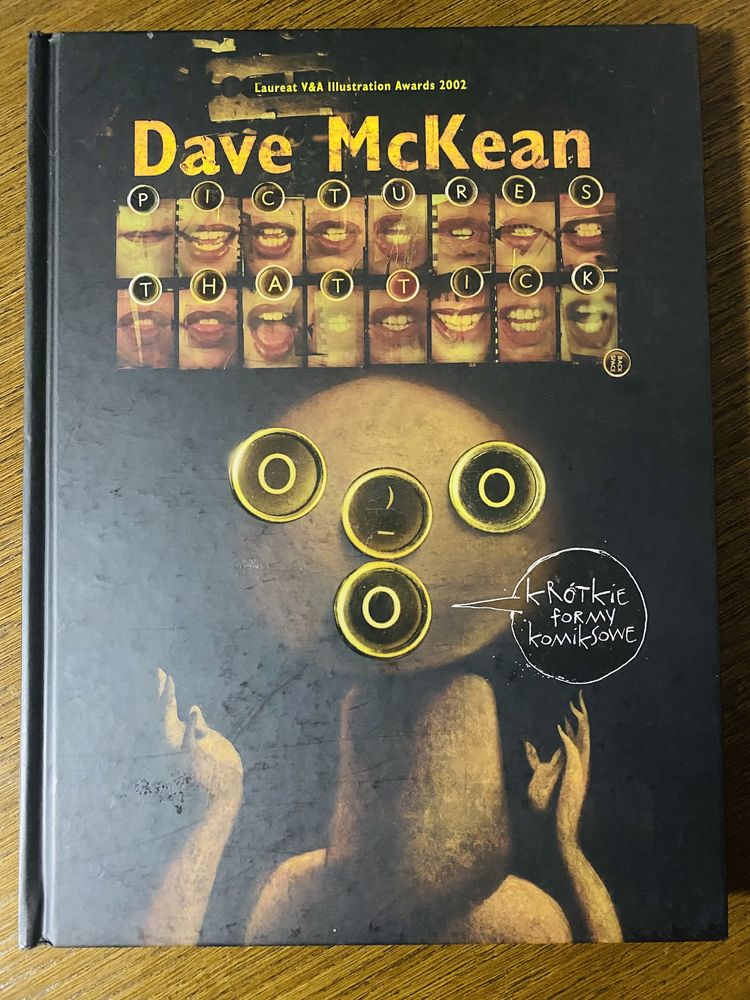 Dave McKean - Pictures that tick. Komiks z autografem autora.