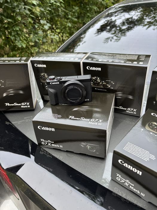 ЗНИЖКА! Камера Canon PowerShot G7 X Mark III Чорна/Срібна НОВІ