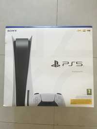 PS5 - PlayStation 5 com comando TV, dois comandos e suporte/carregador