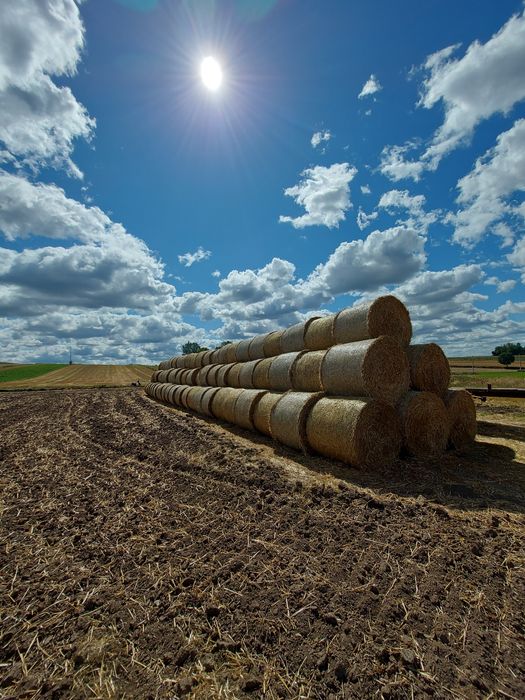Słoma sprzedam lub zamienię za obornik