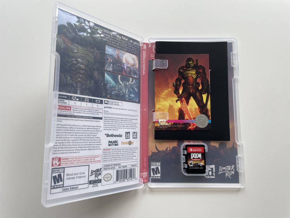 Doom Eternal (Limited Run) картридж для Nintendo Switch